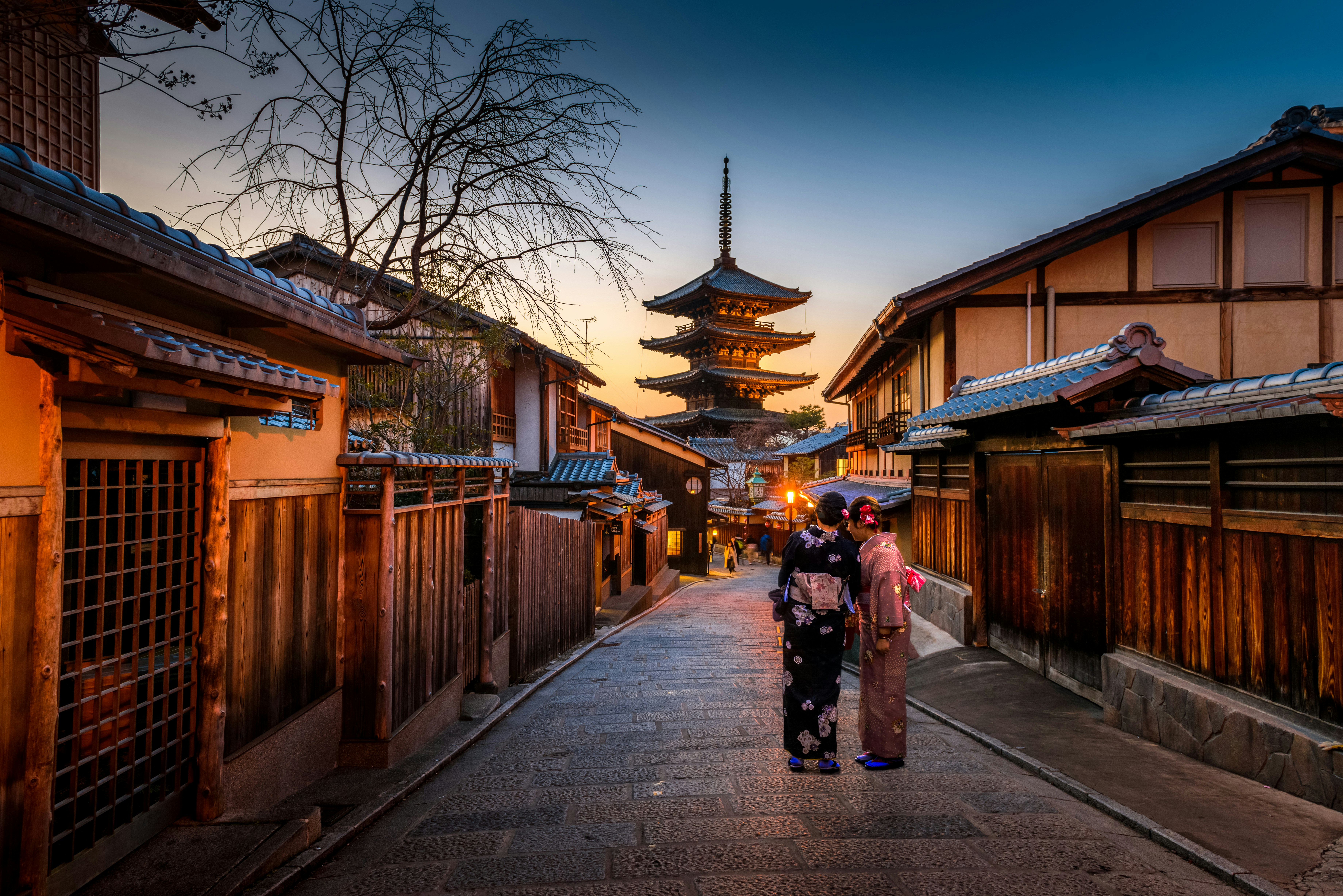 A quiet Kyoto temple and garden in autumn